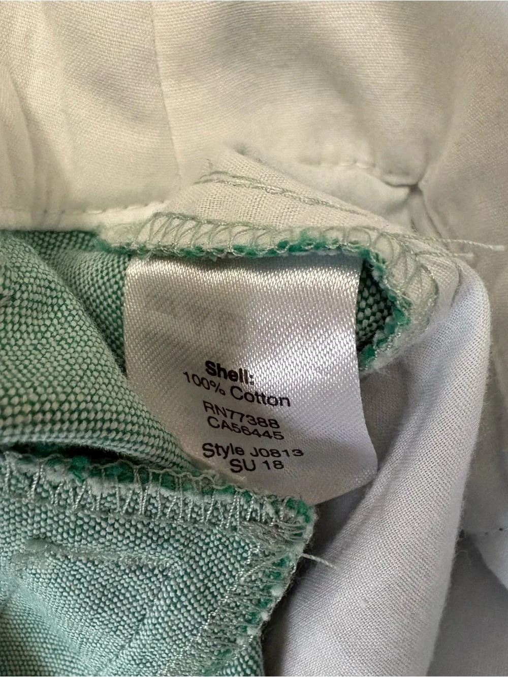 J. Crew Seafoam Green Tailored cotton Shorts size 4